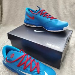 Nike KD VI 6 ID Custom VIVA ITALIA Theme 627964-995 Blue/Red Size 9.5 DEADSTOCK