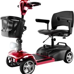 iScooter X02 4 Wheel Mobility Scooter with LED Headlight