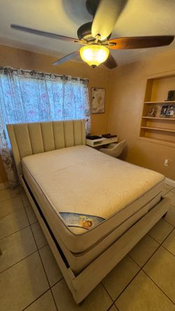 Bed frame and mattress for sale