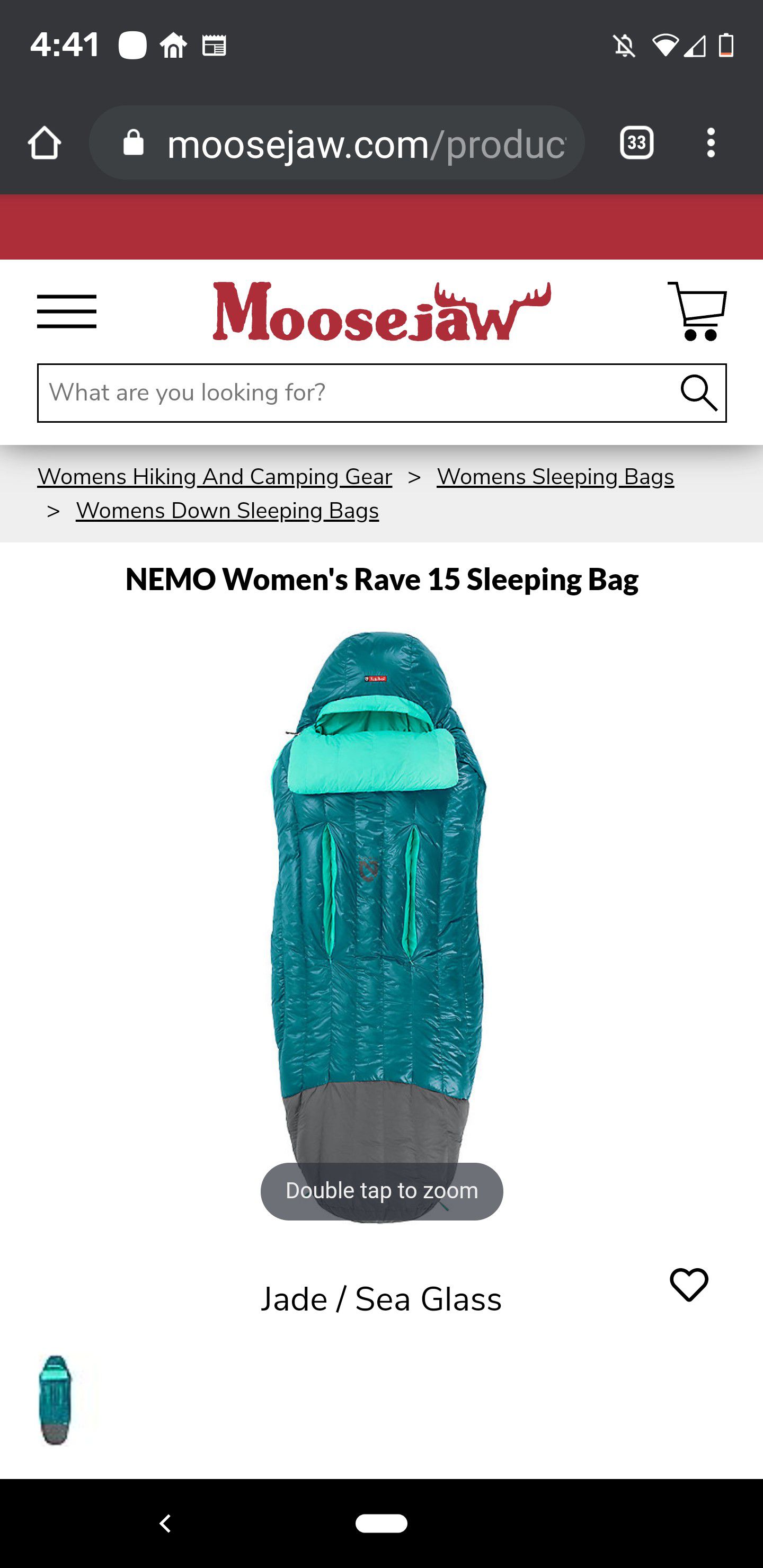 Backpacking Sleeping Bag: Disco Rave 15 Women's