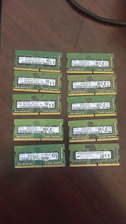 8gb PC4 DDR4 Ram (SODIMM) x10