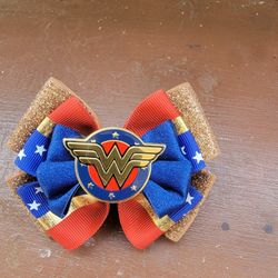 Wonder Woman Hair Bow