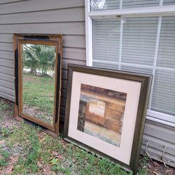 Mirror and Canvas $10 each one or $15 both