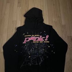black p*nk sp5der hoodie 