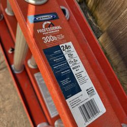24’ Extension Ladder Werner 300lb 