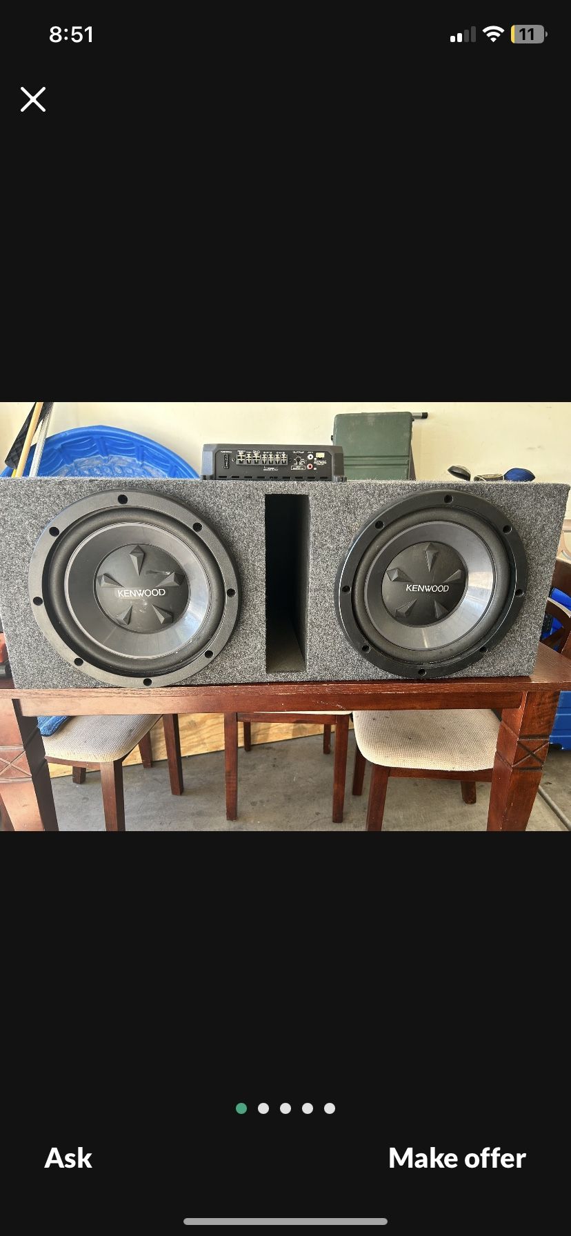 Kenwood Bass Speakers