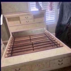 Queen Bed Frame $400