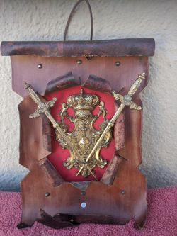 Beautiful 💖💖 14 " x 10 Vintage Medieval Knight Collectable Wall Plaque