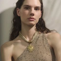 N292-New Style Polyester Cloth Chain Heart Pendant Necklace! 