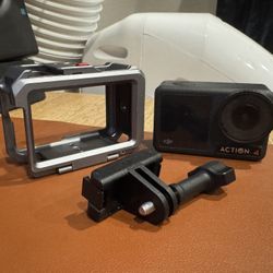 DJI Action 4 with Metal Cage & Standard Mount