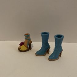 My Scene Doll Blue Boots and Sandal Foot