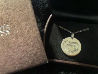 Vintage Gordon’s a shared heart necklace
