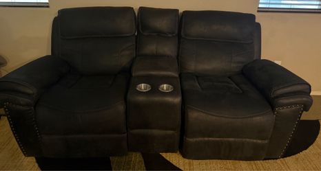 Sofa set dark gray