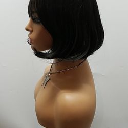 Short Black Straight Wig