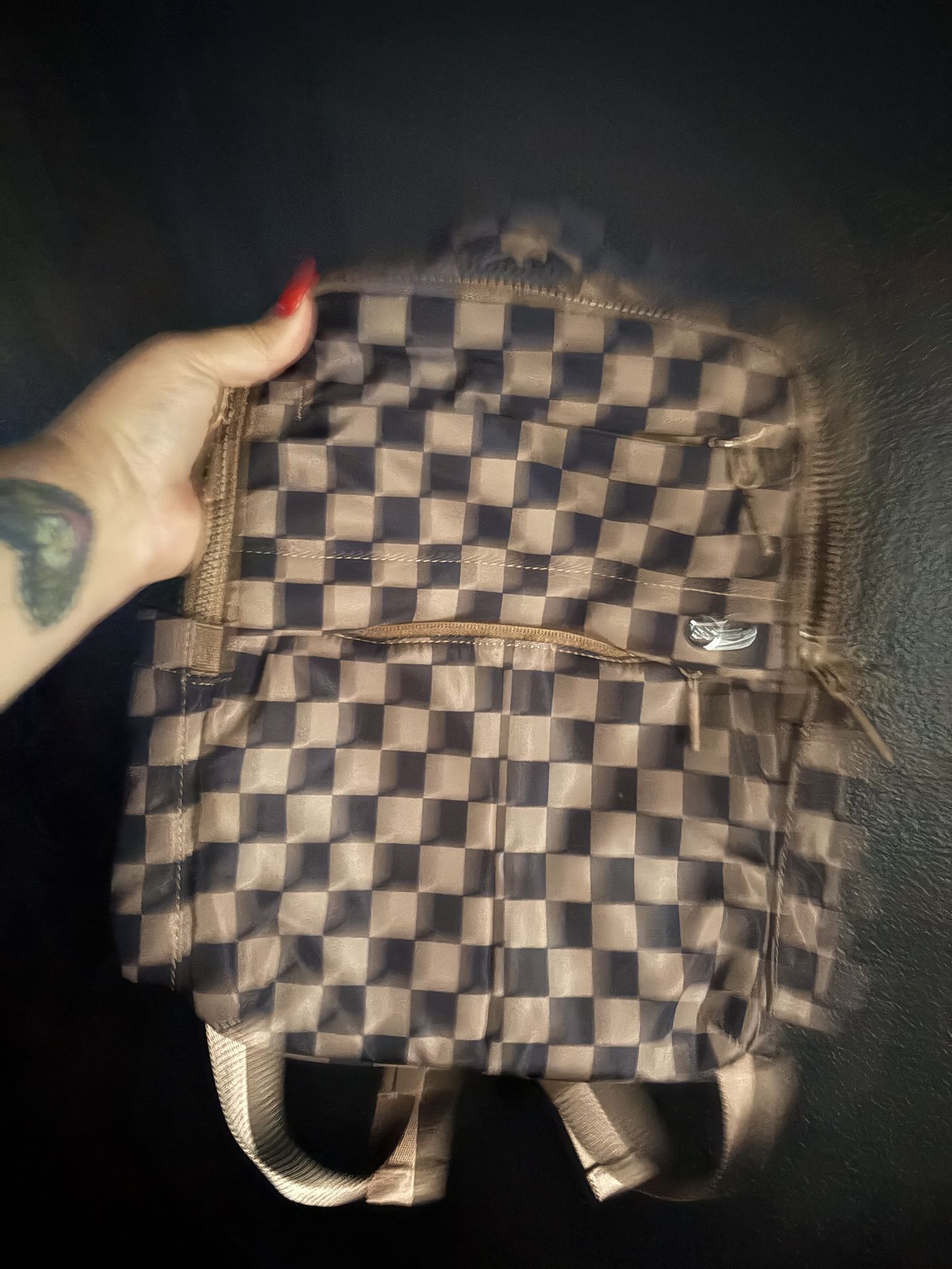 Iris and rainbow mini backpack