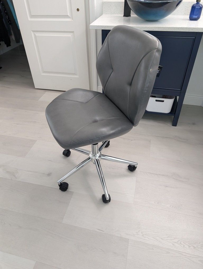 Grey Rolling Chair