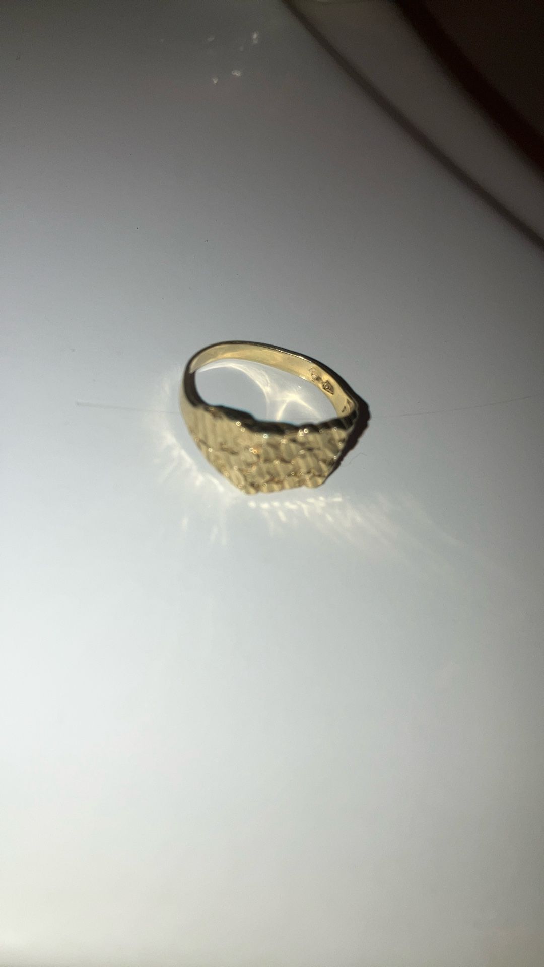 10k Gold Nugget Ring 