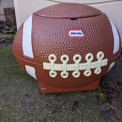 Vintage Little Tikes Football Toy Chest 