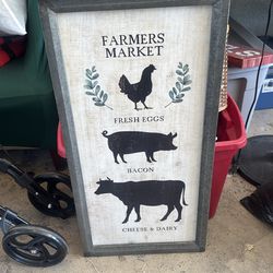 Country style kitchen framed print