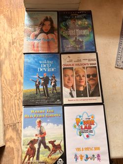 Lot of 6 DVDs Mixed Movies