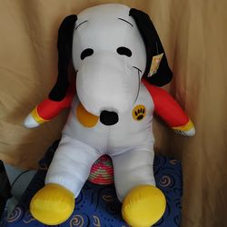 26" Large Snoopy Plush w/ Tag Peanuts Gang Soft Nylon Stuffed Animal
