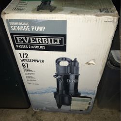 Submersible Sewer Sewage Pump 1/2 
