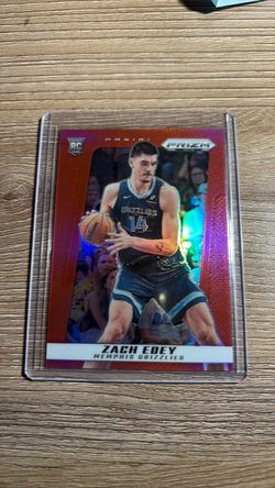 2025 Prizm deca /199 red zach edey rookie