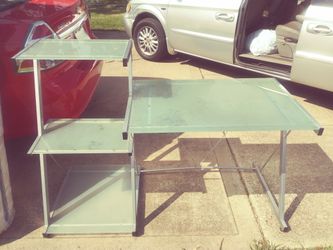Glass top Desk