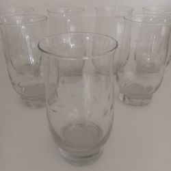 Vintage Princess House Heritage Set Of 7 18oz Tumblers ✨$105 For SET✨