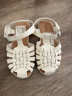 Nordstrom Rack White Woven Sandals