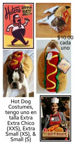 Hot Dog Pet Costumes - Several Sizes