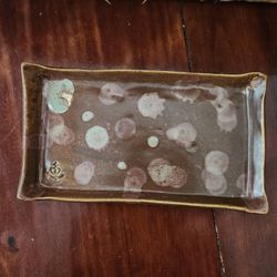 Handmade Decorative Plate 4x9in