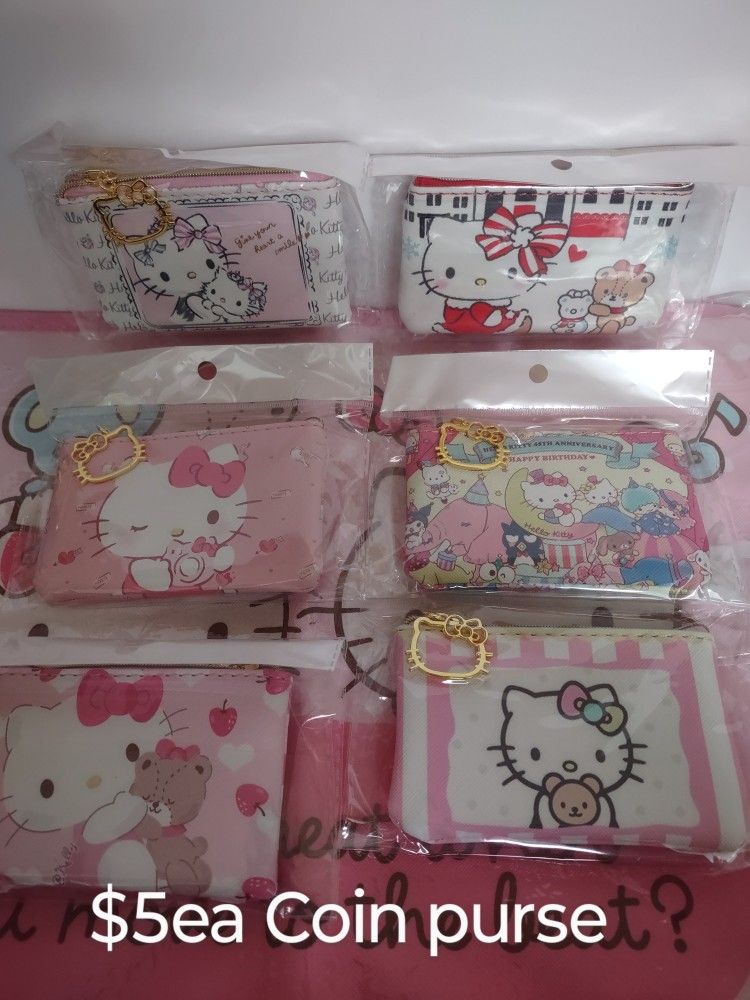 Hello Kitty Coin Purse $5 Each