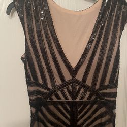 New Black  Party Formal Sequin Dress Size M 6 Or 8 Or 10