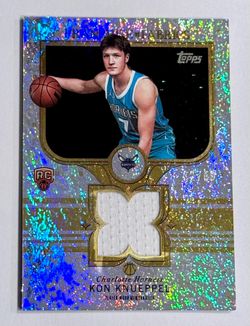 2025 TOPPS FRANCHISE FABRICS FF-KK KON KNUEPPEL GOLD HOLO FOIL RC /50 — HORNETS