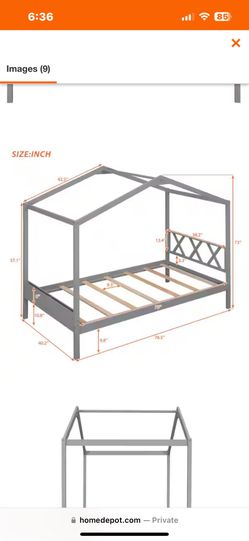 House Twin Bed.