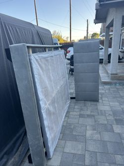 Gray Bed