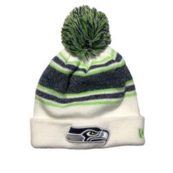 Seattle Seahawks NFL New Era Pompom Beanie