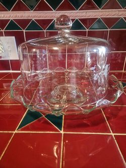 Crystal Cake Plate
