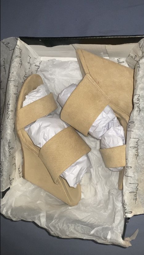 Biava Natural Raffia Wedge Sandal Heels In Beige