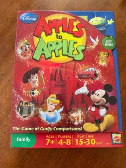 Disney Apples to Apples Family Board Game – Complete! 🍎