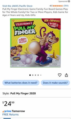 Kid Game Pull My Finger