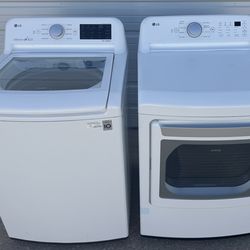 LG XXL Super Capacity Plus Smart Washer/Electric Dryer (can deliver)