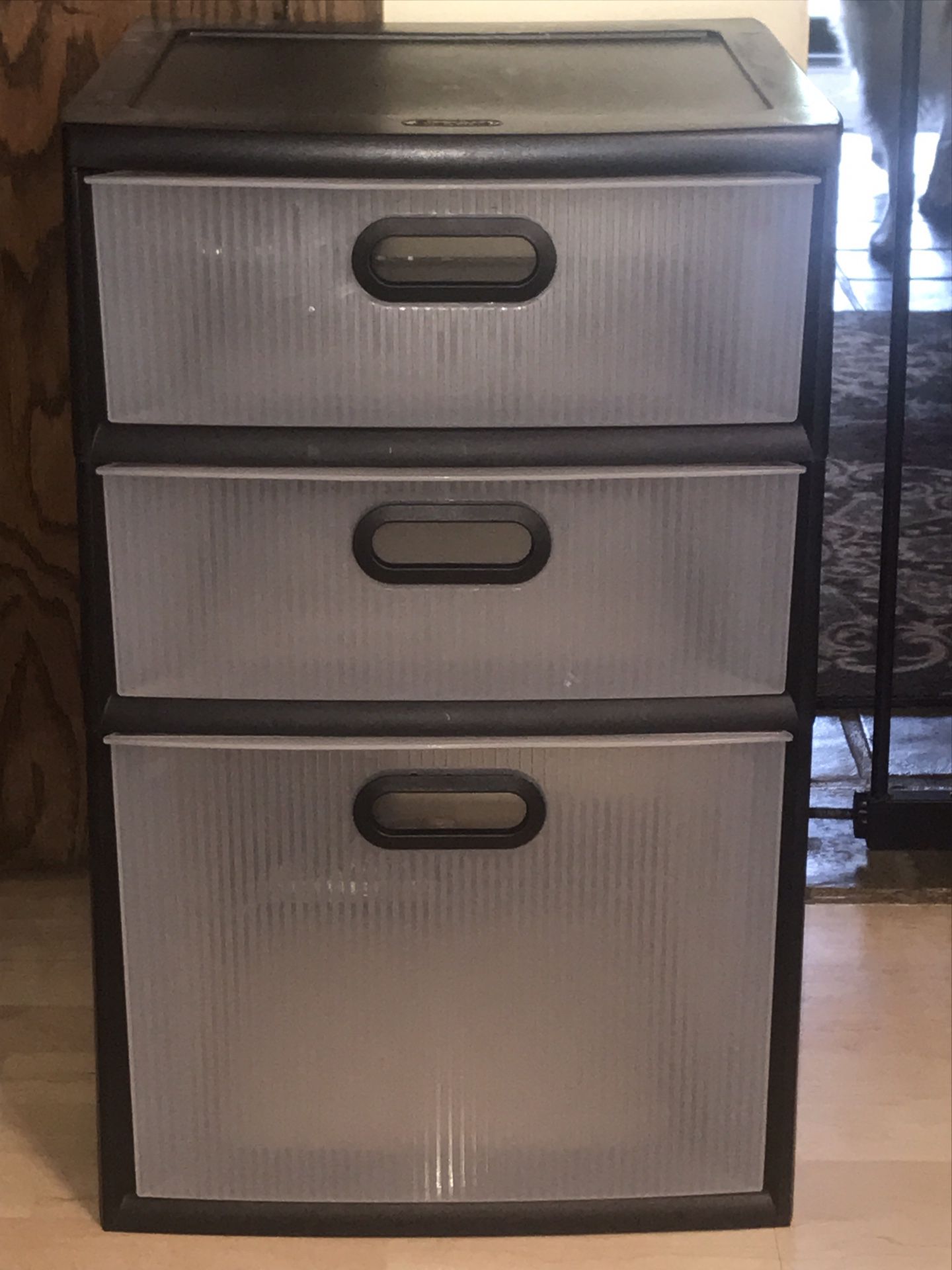 Plastic drawers
