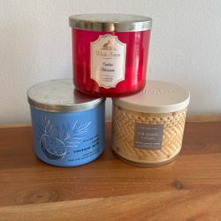 3 Bath & Body Works Candles