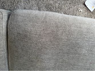 Used Bob’s Discoubt Furniture Playground Gray 116'' 2 Piece Left Arm Facing Chaise Sectional with Po