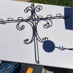 Pottery Barn Iron Wall Candle Holder (heavy)