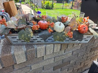 Fall table decor, see notes