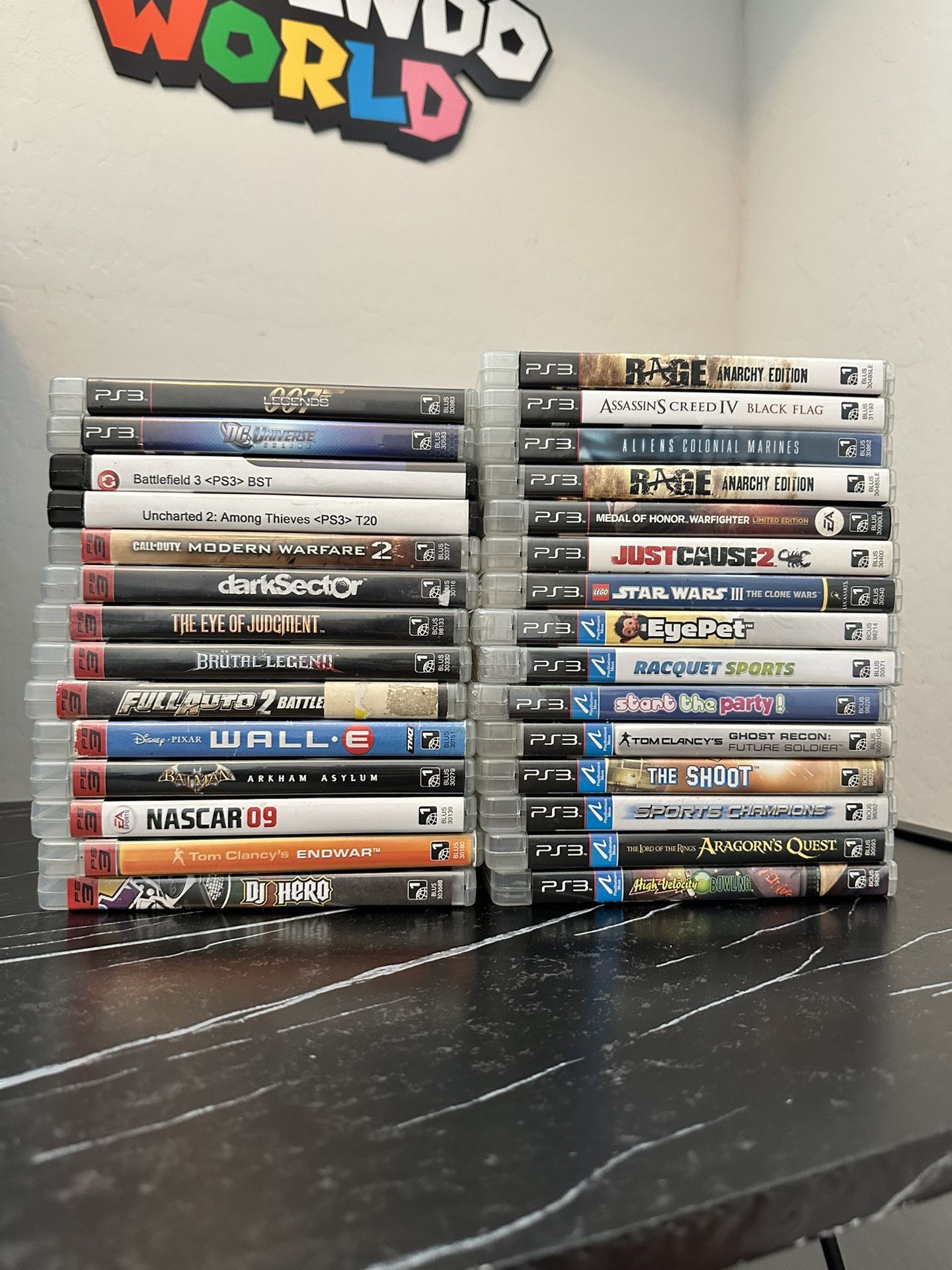 Lot of 29 Playstation 3 PS3 Video Games!