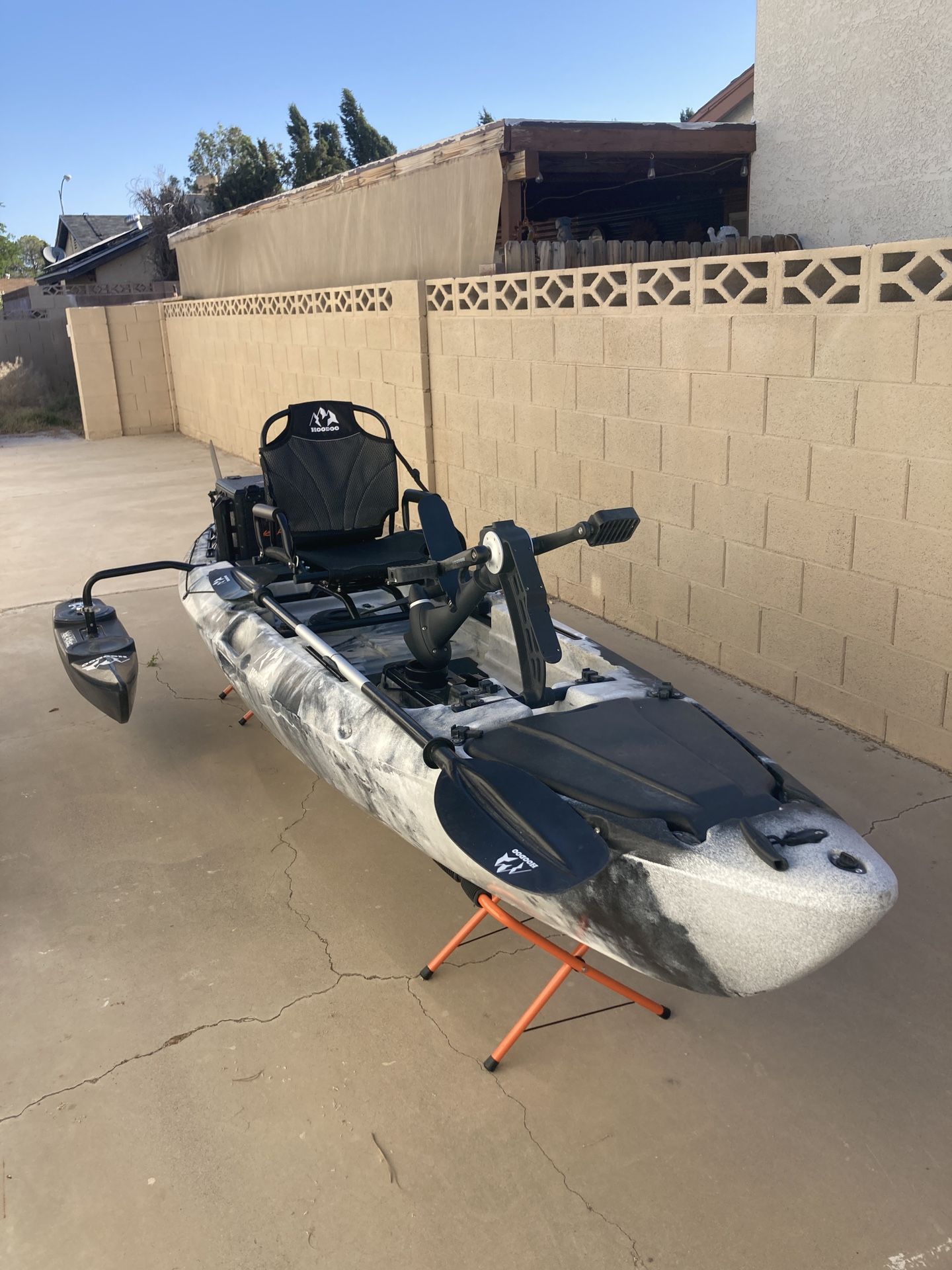 2023 Hoodoo Tempest 120P Pedal Drive Fishing Kayak